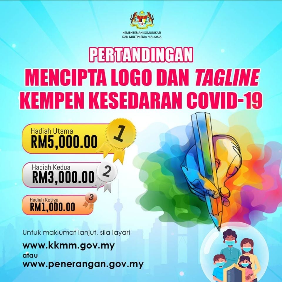 KKMM anjur Pertandingan Mencipta Logo dan Tagline Kempen Kesedaran COVID19